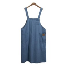 린다샵 아라카 오버핏 데님 멜빵 롱 원피스 cpops10090k48