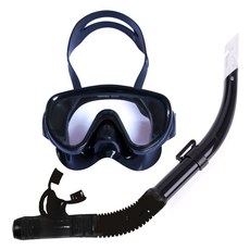 스카위즈 물놀이 스노쿨링 세트, 다크블랙