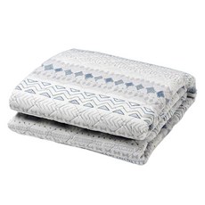 글루바인 전기요 GK-132, 화이트 + 블루, S(180 x 100 cm)