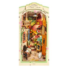 Robotime DIY 書隅 花漾角落 立體拼圖 TGB09, 1個, 164件, 混合色