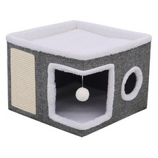 개과천선 라인스퀘 고양이 스크래쳐 하우스, 진그레이, 1개