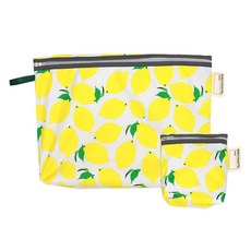 BEBE CHOUETTE 嬰兒防水藥+便當袋套裝, 清新檸檬