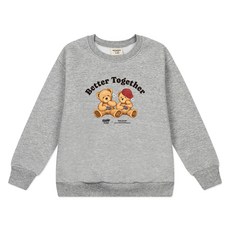 nykids 兒童款泰迪島刷毛大學T恤 T164