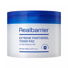 Real Barrier 沛麗膚 B5保濕潤澤化妝水棉片 80片 150ml 含LHA和PHA成分, 1罐