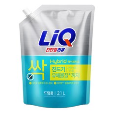 LiQ 多效洗衣精補充包 滾筒洗衣機用, 2.1L, 1包