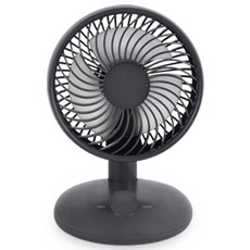 엔보우 모노에어 탁상용 무선 미니 휴대용 선풍기, MONOAIR, 다크그레이
