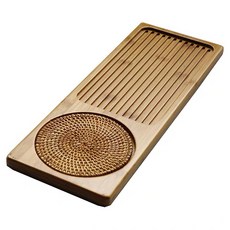 茶道竹製茶盤 小型, 1個, 木質