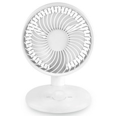엔보우 모노에어 탁상용 무선 미니 휴대용 선풍기, MONOAIR, 화이트