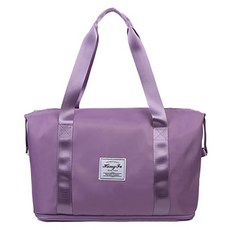 마켓감성 핸디 대용량 경량 더플백, 퍼플, 1개