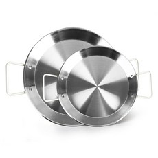 The Nine IH電磁爐不鏽鋼西班牙海鮮飯鍋 22cm + 28cm 套組, 1套