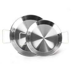 The Nine 電磁爐 IH 不鏽鋼西班牙海鮮飯鍋 22cm + 26cm 套裝, 1套