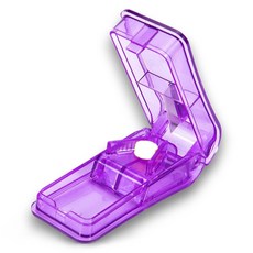 네스팅홈 알약 미니 약절단기 클리어 퍼플, 1개