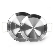 The Nine 電磁爐 IH 不鏽鋼西班牙海鮮飯鍋 22cm + 24cm 套組, 1套