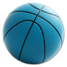 스카위즈 무소음 농구공, 블루, 1개