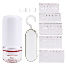 LIVING TON 食品整理王 Oraega 壓縮機 + 密封機 + 可重複使用壓縮袋 25p 組, 1套, 混合