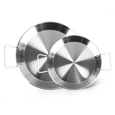 The Nine IH電磁爐不鏽鋼西班牙海鮮飯鍋 20cm + 26cm 套組, 1套