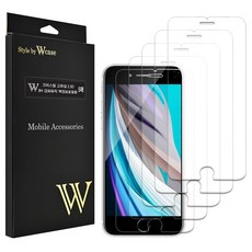 더블유케이스 크리스탈 2.5D 고화질 9H 강화유리 액정보호필름 5p 세트, 1세트