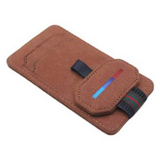 나만의차 썬바이저 선글라스 클립 카드 홀더 타입2, 브라운, 1개