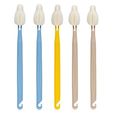 MPL 長柄泡泡奶瓶刷 5入組 25cm, 混合色, 1套