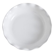 마구와구 웨이브 도자기 샐러드 그릇 대 HTC539, 화이트, 1개