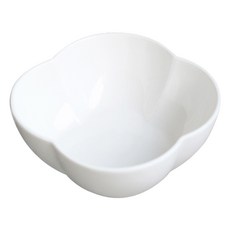 Makuwaku 幸運草陶瓷沙拉麵碗 小 HTC541, 1個, 白色