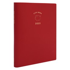 indigo 2025年生活溫度封面類型家庭帳本日期類型, 1個, 紅色