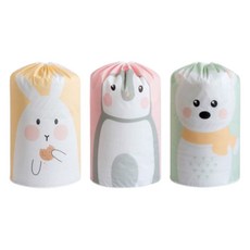 Teal Green 圓形棉被收納袋 3件組, 混合顏色, 83 x 47 cm, 1套