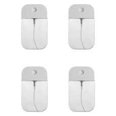 정상아이앤 포켓 스프레이 펌프 공병 50ml, 화이트, 4개