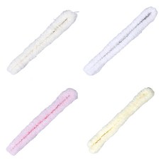 알로데 퓨어 공예 철사 세트 번들1번, 화이트, 아이보리, 핑크, 크림옐로우, 1세트