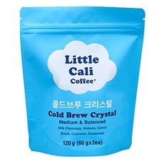 Little Cali 冷萃水晶茶包式咖啡, 1個, 2入, 60g