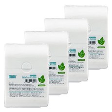 韓國 milli 薄荷味雙線牙線 攜帶包 牙間刷, 4個, 7.5cm, 52入