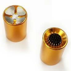 便攜式撞球桿頭修整工具, 金色