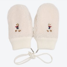 SHOOPENkids 兒童用 WARM UP Shoebear 刷毛手套 HPKAGEFV3U