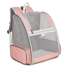 Ants 寵物透氣輕量外出提籠, 1個, 粉紅色