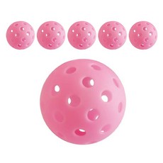 夜光匹克球 40孔, 粉紅色, 6個