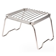 스테인레스 캠핑버너 받침대 소, 실버, 1개