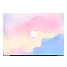 위니즈 맥북케이스 컬러 프린팅 로고타공 M1 M2 M3 A2442 A2779 A2992 A2918, RS1344, 1개