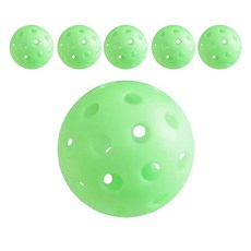 夜光匹克球 40孔, 綠色, 6個