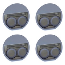 피어니스트 마카롱 콘텍트 렌즈케이스, 블루, 4개