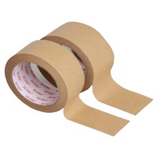 萬用裝飾牛皮紙膠帶 18mm, 棕色, 2個