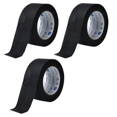 마다꾸미 크래프트 종이테이프 24mm, 블랙, 3개