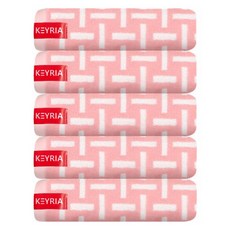 키리아 타올 150g 코마사, 코랄엣지, 5개