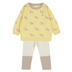 ETTOI 兒童泥漿針織上衣和下裝套裝