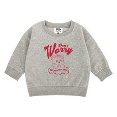 키즈크루 아동용 트라이원 긴소매 맨투맨