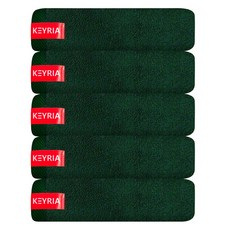 Keyria 毛巾 150g 精梳棉, 綠色, 5個