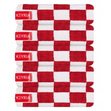 키리아 타올 150g 코마사, 레드체스, 5개