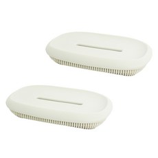 Clean Mate 清潔刷肥皂架, 象牙白, 2個