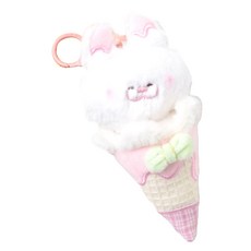 메르시밴드 에스케이아이앤디 쥬쥬콘 인형 키링, 딸기맛, 1개