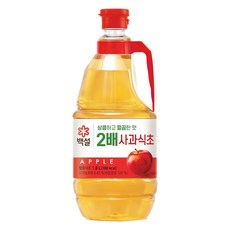 백설 2배 사과식초, 1.8L, 1개