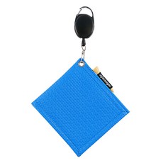 wosofe Robroco 高爾夫球清潔捲軸鋼絲毛巾, 藍色